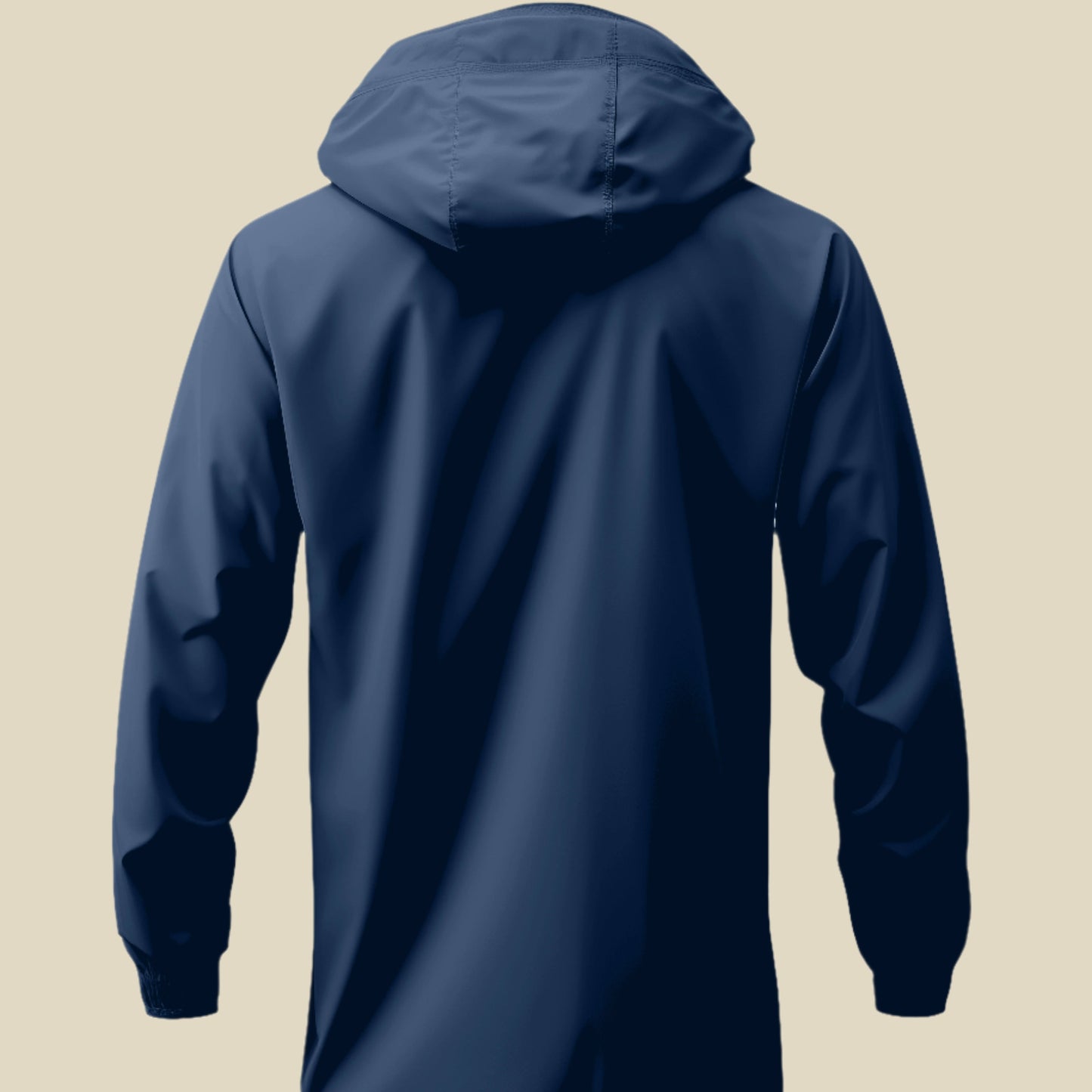 rolex series rain coat back view