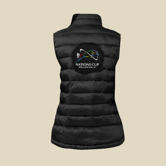 jumping nations cup ladies vest back view